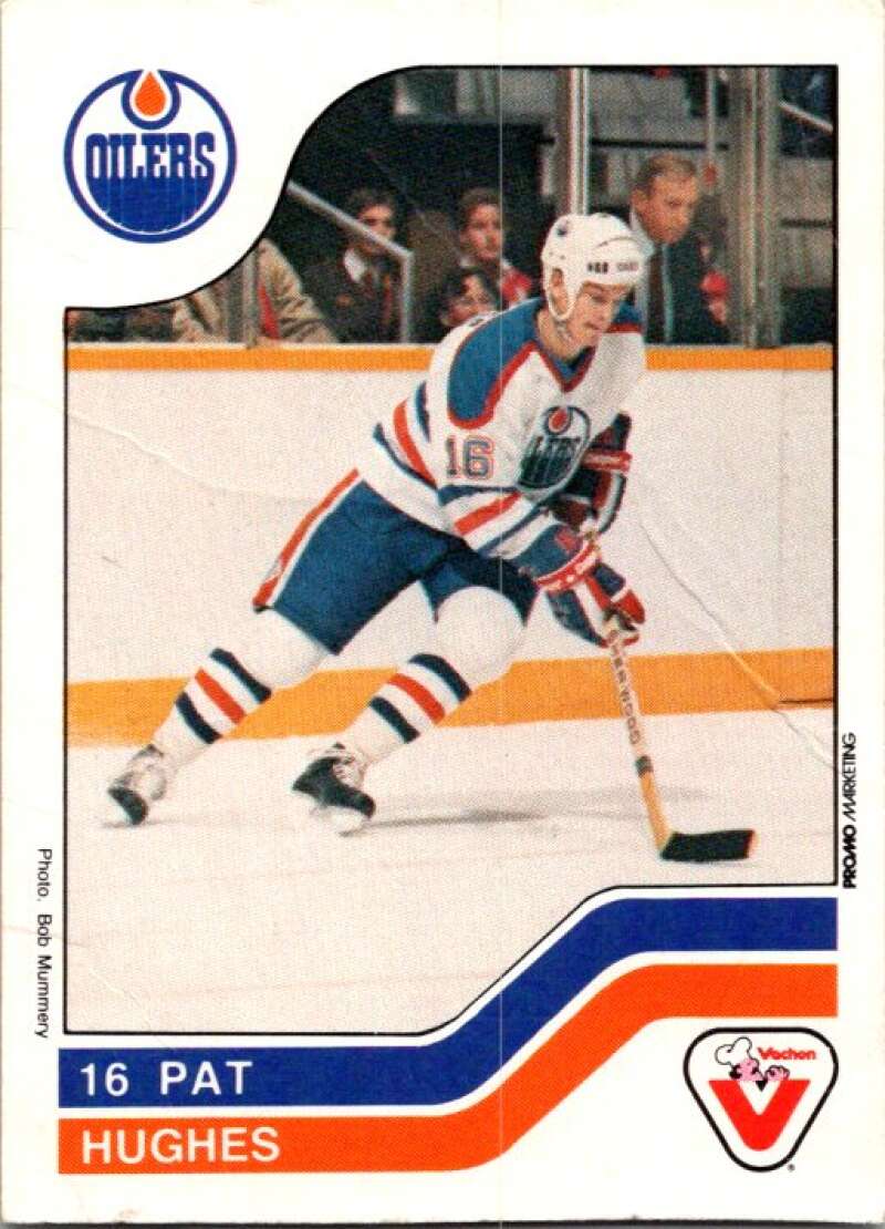 1983-84 Vachon Food Oilers #28 Pat Hughes V51288 Image 1
