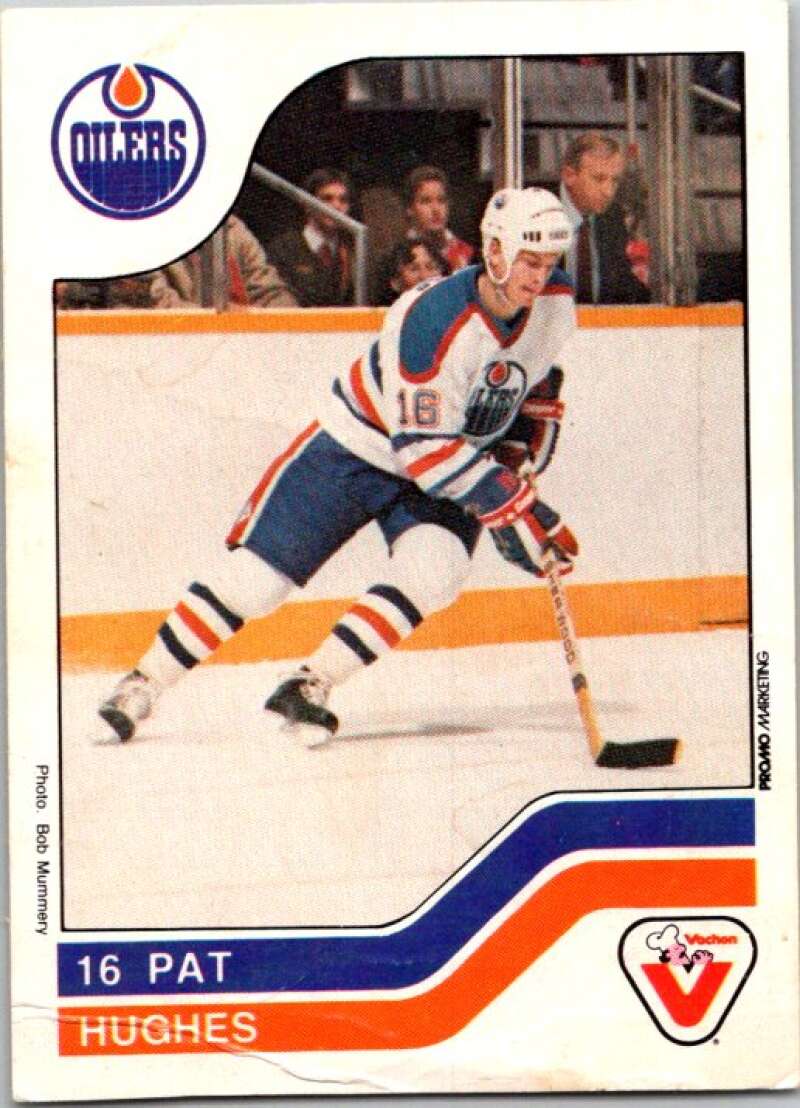 1983-84 Vachon Food Oilers #28 Pat Hughes V51289 Image 1