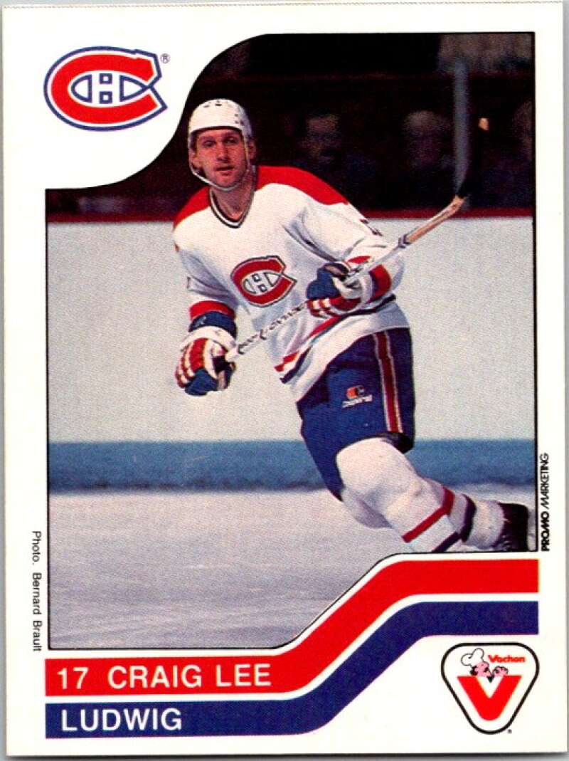 1983-84 Vachon Food Canadiens #48 Craig Lee Ludwig V51319 Image 1