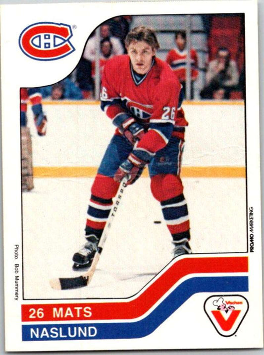 1983-84 Vachon Food Canadiens #50 Mats Naslund  V51322 Image 1