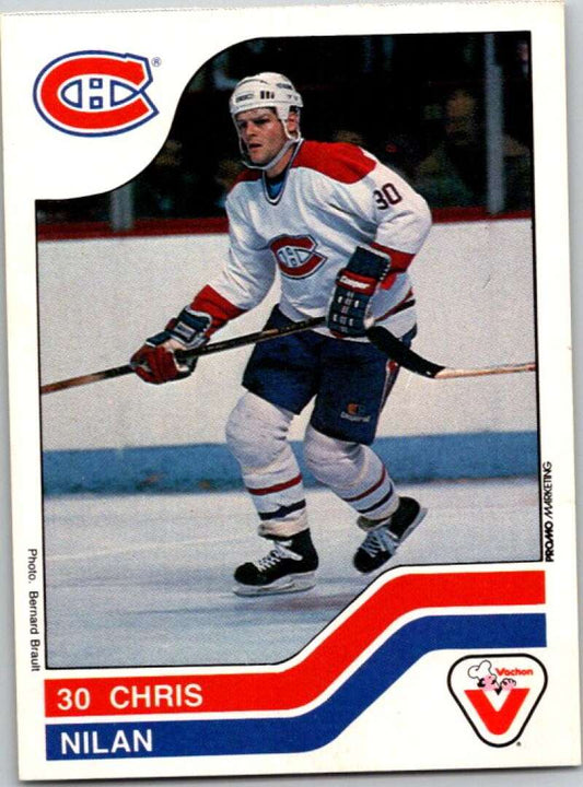 1983-84 Vachon Food Canadiens #51 Chris Nilan  V51323 Image 1