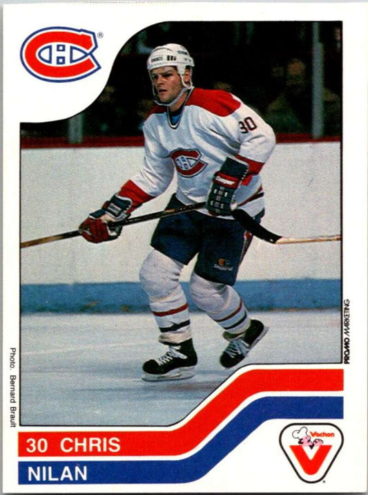 1983-84 Vachon Food Canadiens #51 Chris Nilan  V51324 Image 1