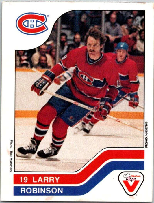 1983-84 Vachon Food Canadiens #53 Larry Robinson  V51328 Image 1
