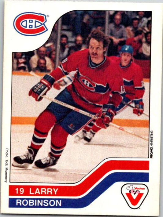 1983-84 Vachon Food Canadiens #53 Larry Robinson  V51330 Image 1