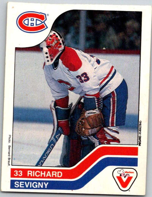 1983-84 Vachon Food Canadiens #54 Richard Sevigny  V51331 Image 1