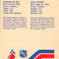 1983-84 Vachon Food Canadiens #59 Rick Wamsley  V51338 Image 2