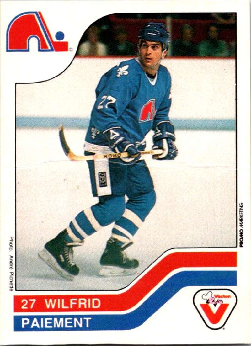 1983-84 Vachon Food Nordiques #70 Wilfrid Paiement V51357 Image 1