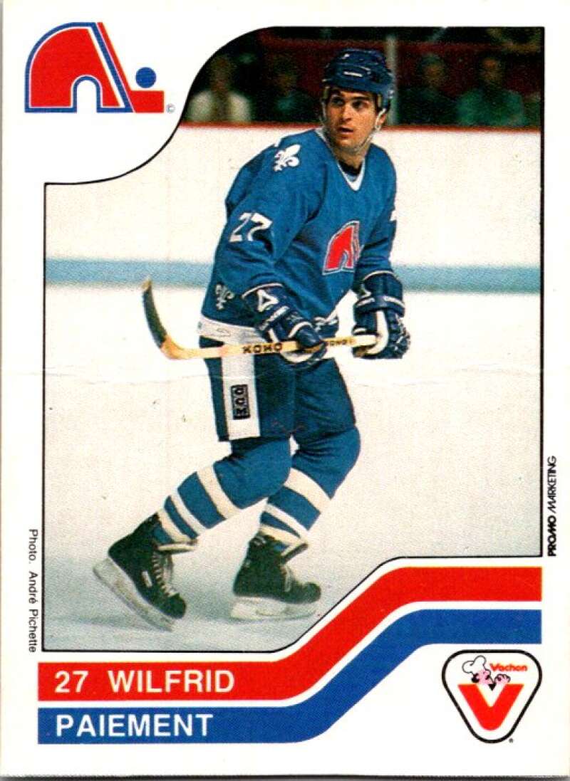 1983-84 Vachon Food Nordiques #70 Wilfrid Paiement V51358 Image 1