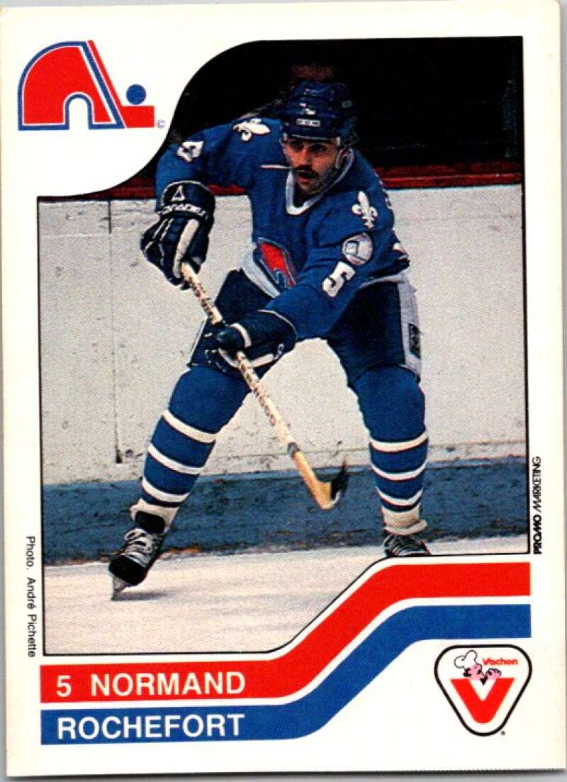 1983-84 Vachon Food Nordiques #72 Narmand Rochefort V51361 Image 1