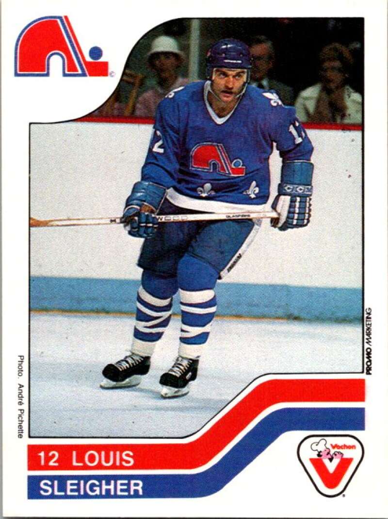 1983-84 Vachon Food Nordiques #74 Louis Sleigher V51363 Image 1