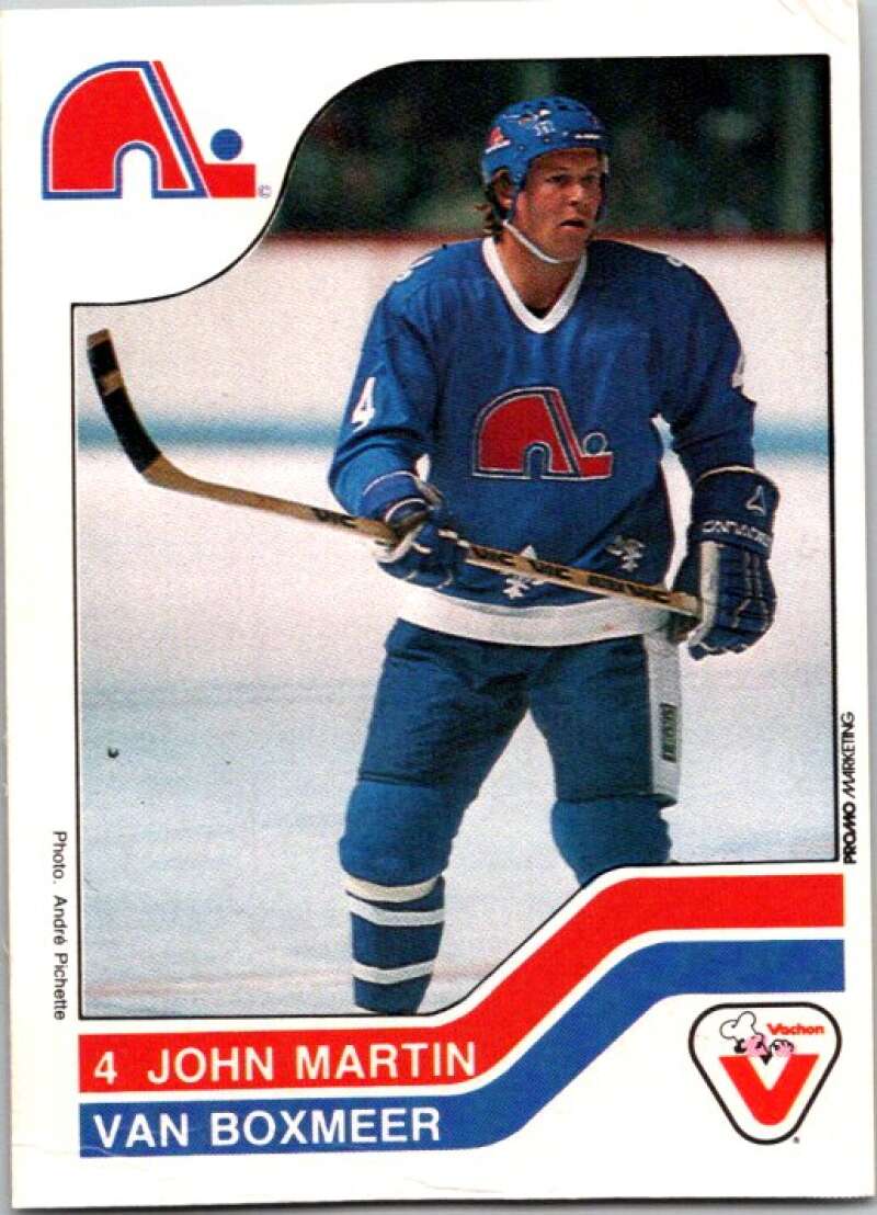 1983-84 Vachon Food Nordiques #78 John Boxmeer V51367 Image 1