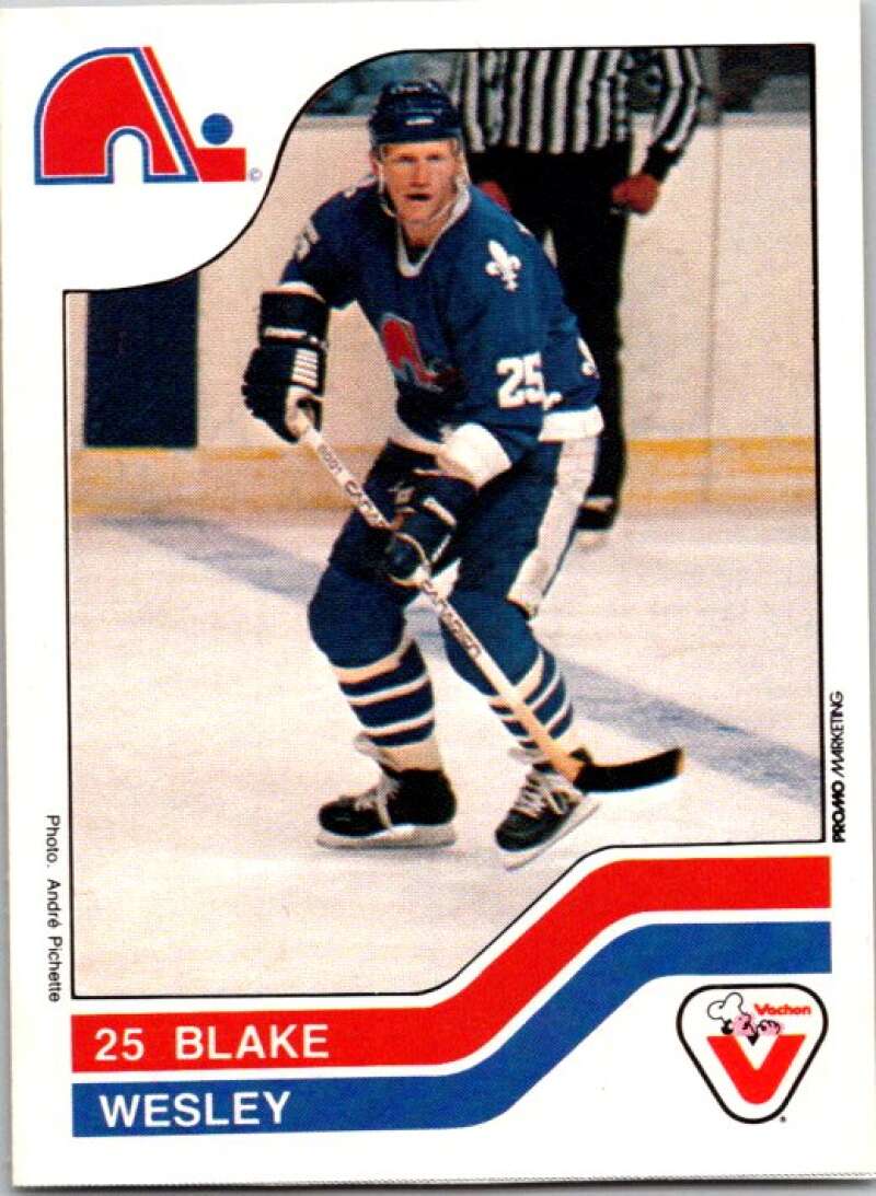 1983-84 Vachon Food Nordiques #80 Blake Wesley V51369 Image 1