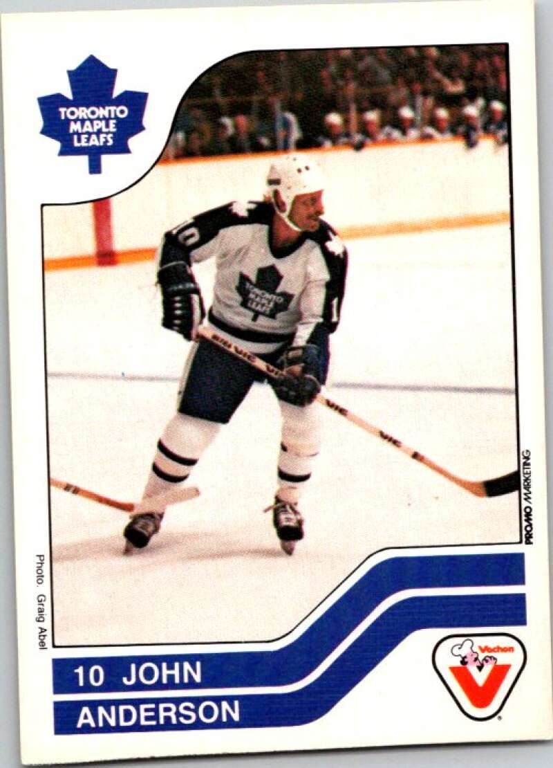 1983-84 Vachon Food Maple Leafs #81 John Anderson V51370 Image 1