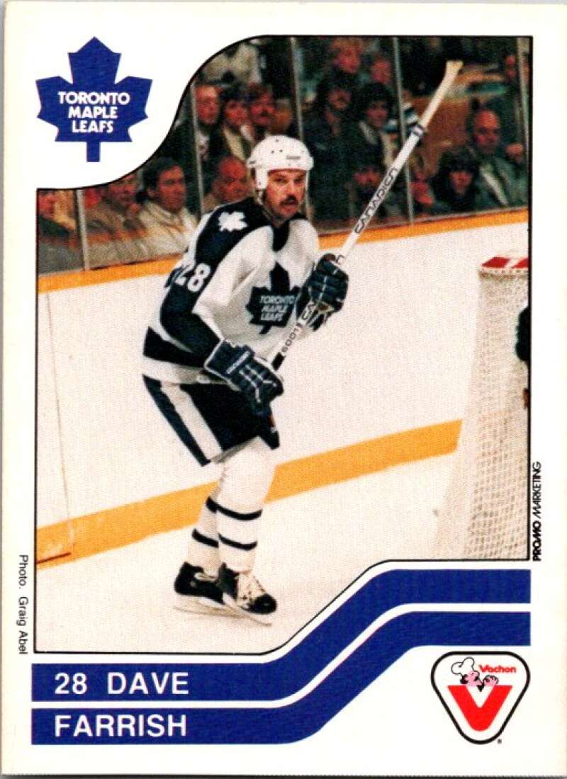 1983-84 Vachon Food Maple Leafs #85 Dave Farrish V51375 Image 1
