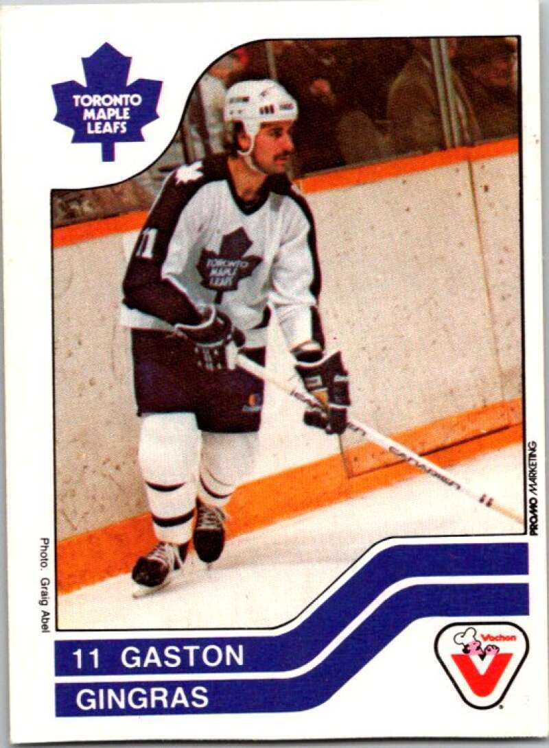 1983-84 Vachon Food Maple Leafs #88 Gaston Gingras V51379 Image 1