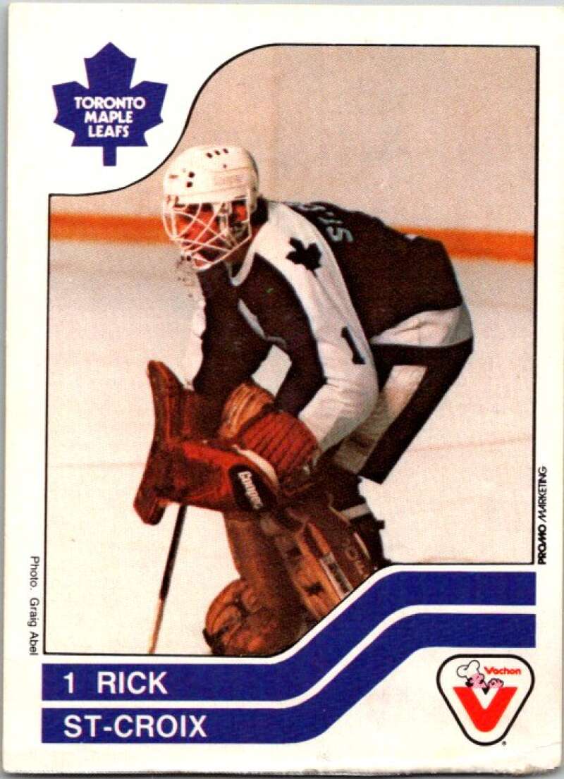 1983-84 Vachon Food Maple Leafs #98 Rick St-Croix V51393 Image 1