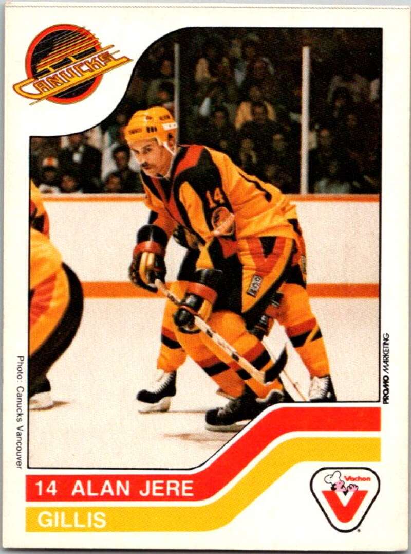 1983-84 Vachon Food Canucks #106 Alan Gillis V51402 Image 1