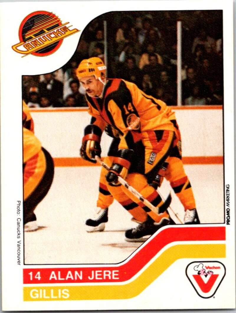 1983-84 Vachon Food Canucks #106 Alan Gillis V51403 Image 1