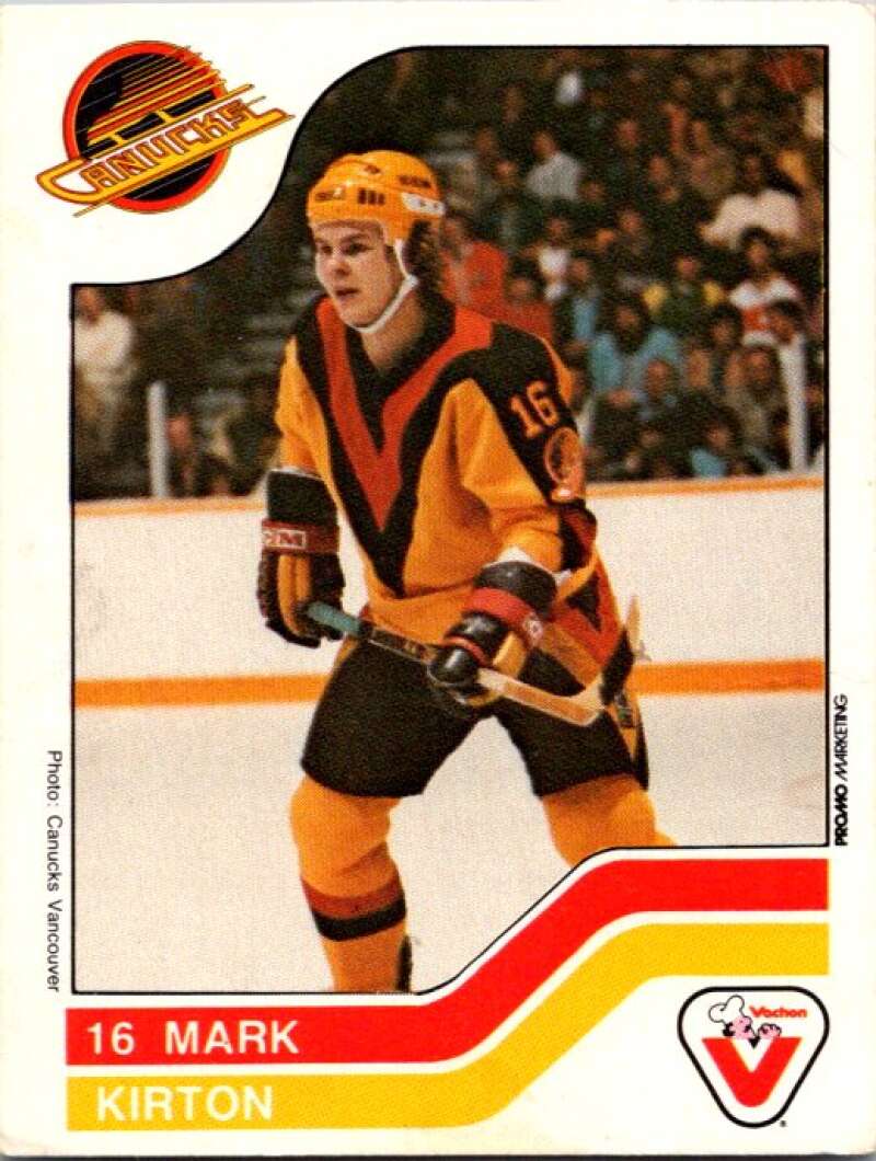 1983-84 Vachon Food Canucks #109 Mark Kirton V51409 Image 1