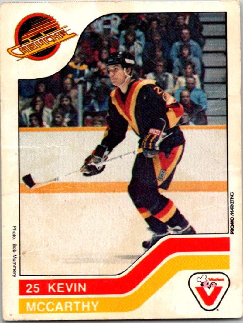 1983-84 Vachon Food Canucks #112 Kevin McCarthy V51414 Image 1