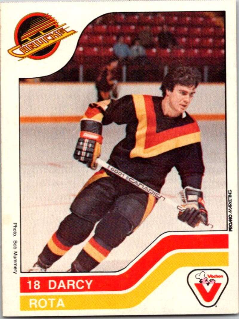 1983-84 Vachon Food Canucks #115 Darcy Rota V51417 Image 1