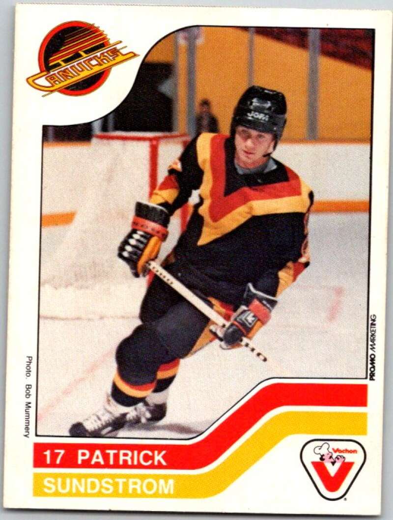 1983-84 Vachon Food Canucks #118 Patrick Sundstrom V51422 Image 1