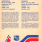 1983-84 Vachon Food Jets #139 Tim Waters  V51450 Image 2