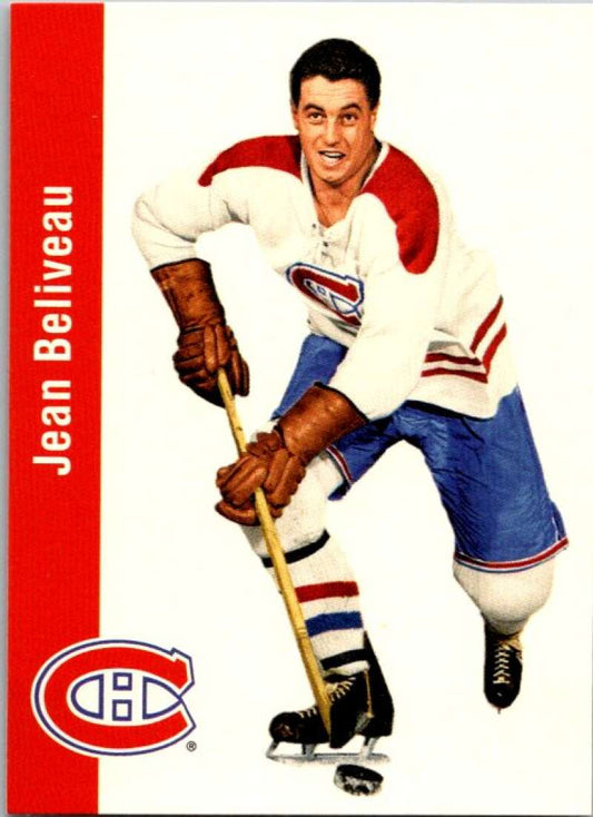1994-95 Parkhurst Missing Link #64 Jean Beliveau  Montreal Canadiens  V51453 Image 1