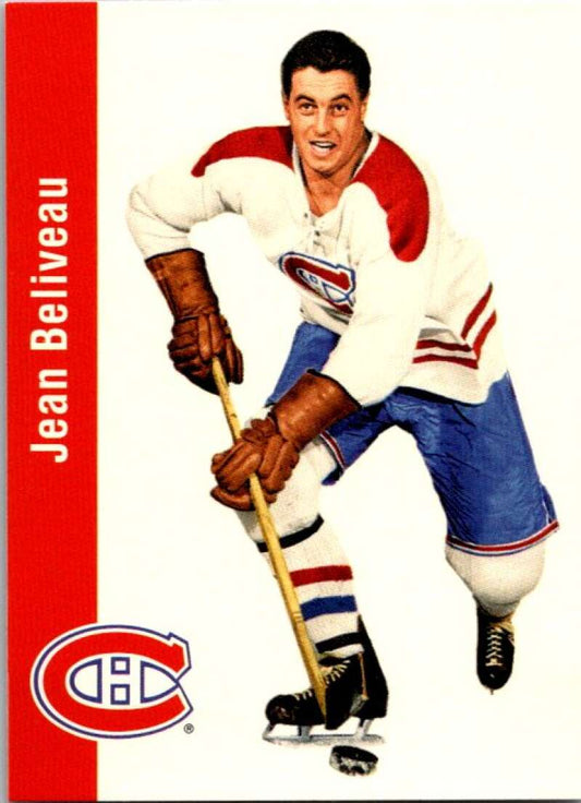 1994-95 Parkhurst Missing Link #64 Jean Beliveau  Montreal Canadiens  V51454 Image 1