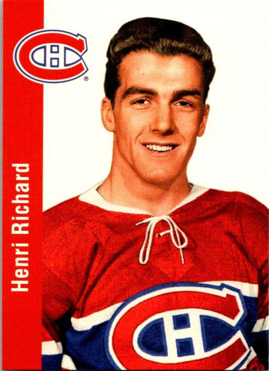 1994-95 Parkhurst Missing Link #66 Henri Richard  Montreal Canadiens  V51456 Image 1