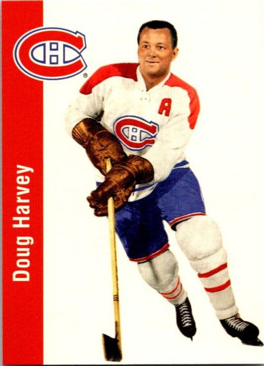 1994-95 Parkhurst Missing Link #67 Doug Harvey  Montreal Canadiens  V51457 Image 1
