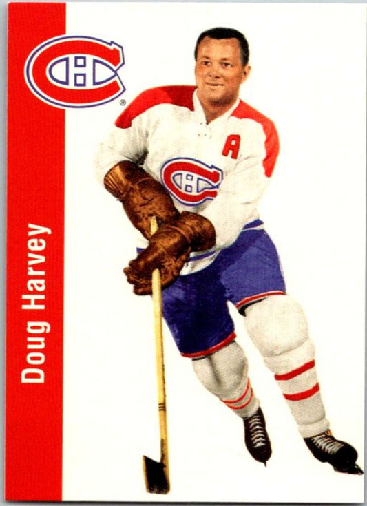 1994-95 Parkhurst Missing Link #67 Doug Harvey  Montreal Canadiens  V51458 Image 1