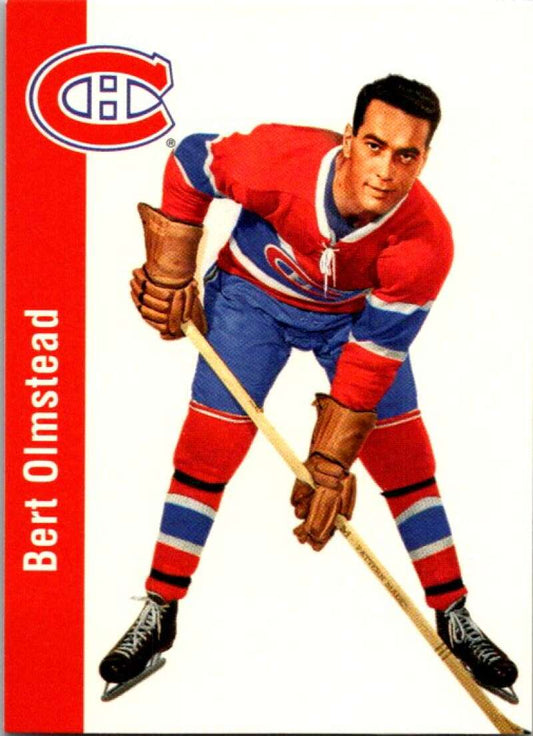 1994-95 Parkhurst Missing Link #71 Bert Olmstead  Montreal Canadiens  V51462 Image 1