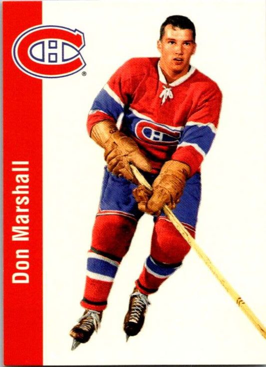 1994-95 Parkhurst Missing Link #76 Don Marshall  Montreal Canadiens  V51470 Image 1