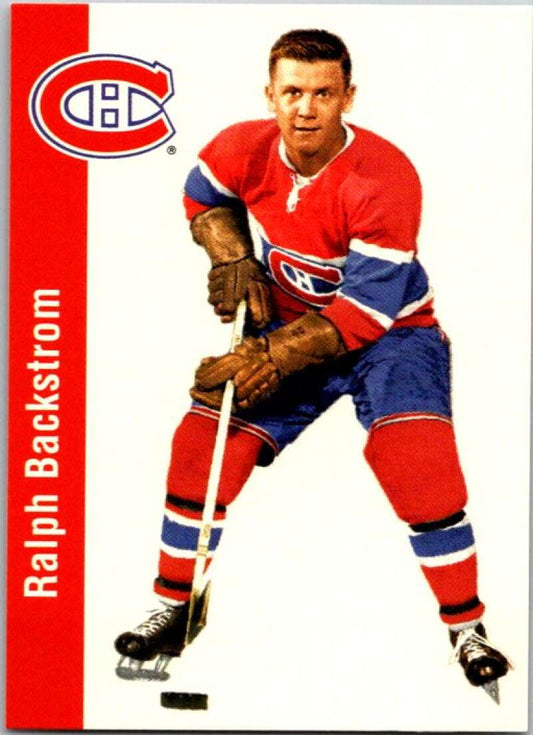 1994-95 Parkhurst Missing Link #77 Ralph Backstrom  Montreal Canadiens  V51471 Image 1