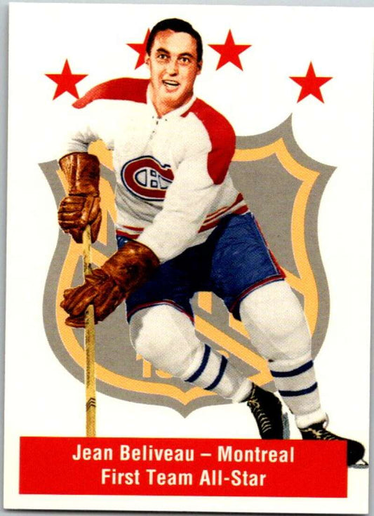 1994-95 Parkhurst Missing Link #138 Jean Beliveau AS  Montreal Canadiens  V51489 Image 1