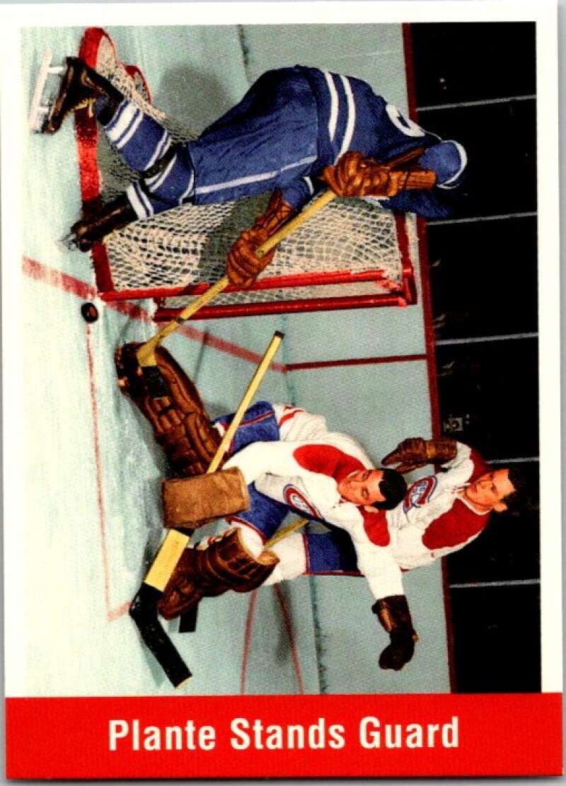 1994-95 Parkhurst Missing Link #161 Plante Stands Guard V51508 Image 1