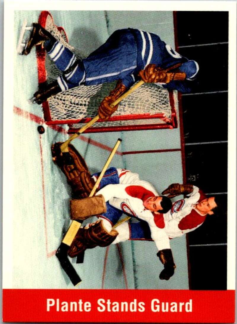 1994-95 Parkhurst Missing Link #161 Plante Stands Guard V51509 Image 1