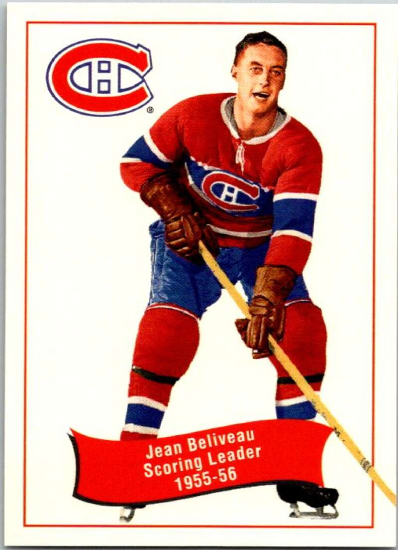 1994-95 Parkhurst Missing Link #172 Jean Beliveau SL Montreal Canadiens V51512 Image 1