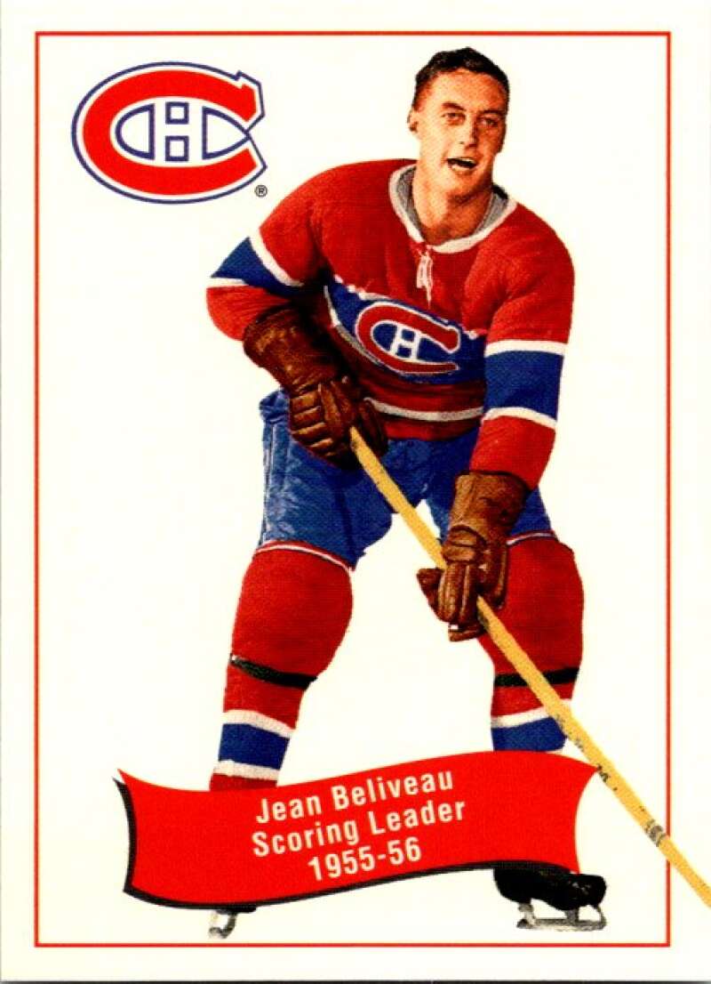 1994-95 Parkhurst Missing Link #172 Jean Beliveau SL Montreal Canadiens V51513 Image 1