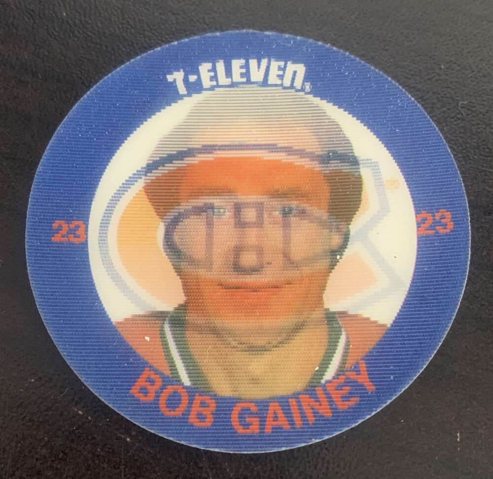 1984-85 7-Eleven Hockey Disc Bob Gainey Canadiens V51522 Image 1