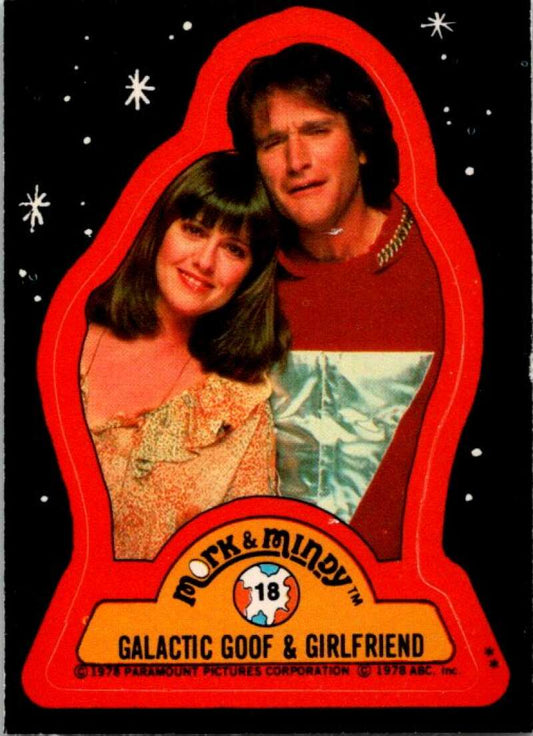 1978 Mork and Mindy Stickers #18 Galactic Goof... V51594 Image 1