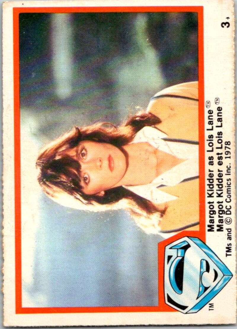1978 OPC Superman #3 Margot Kidder as Lois Lane V51620 Image 1