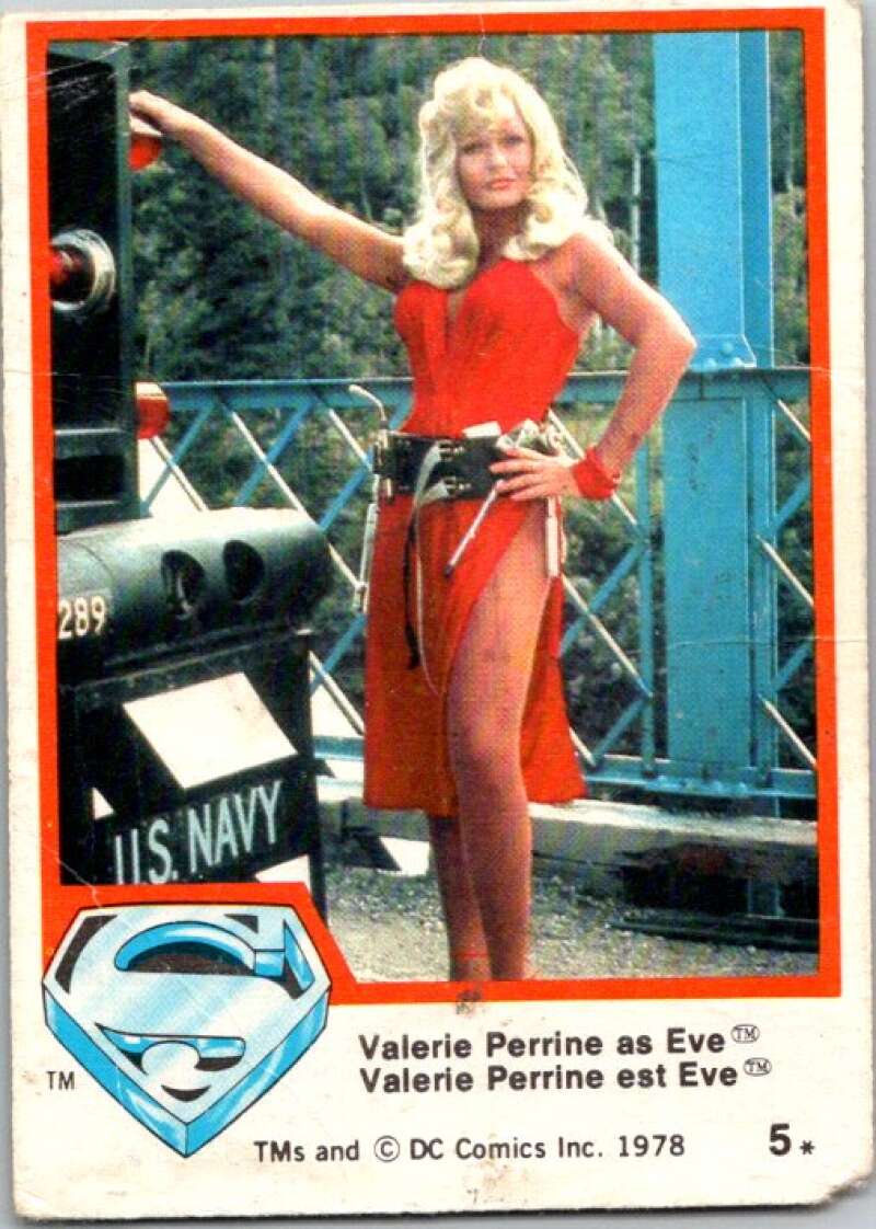 1978 OPC Superman #5 Valerie Perrine as Eve V51629 Image 1