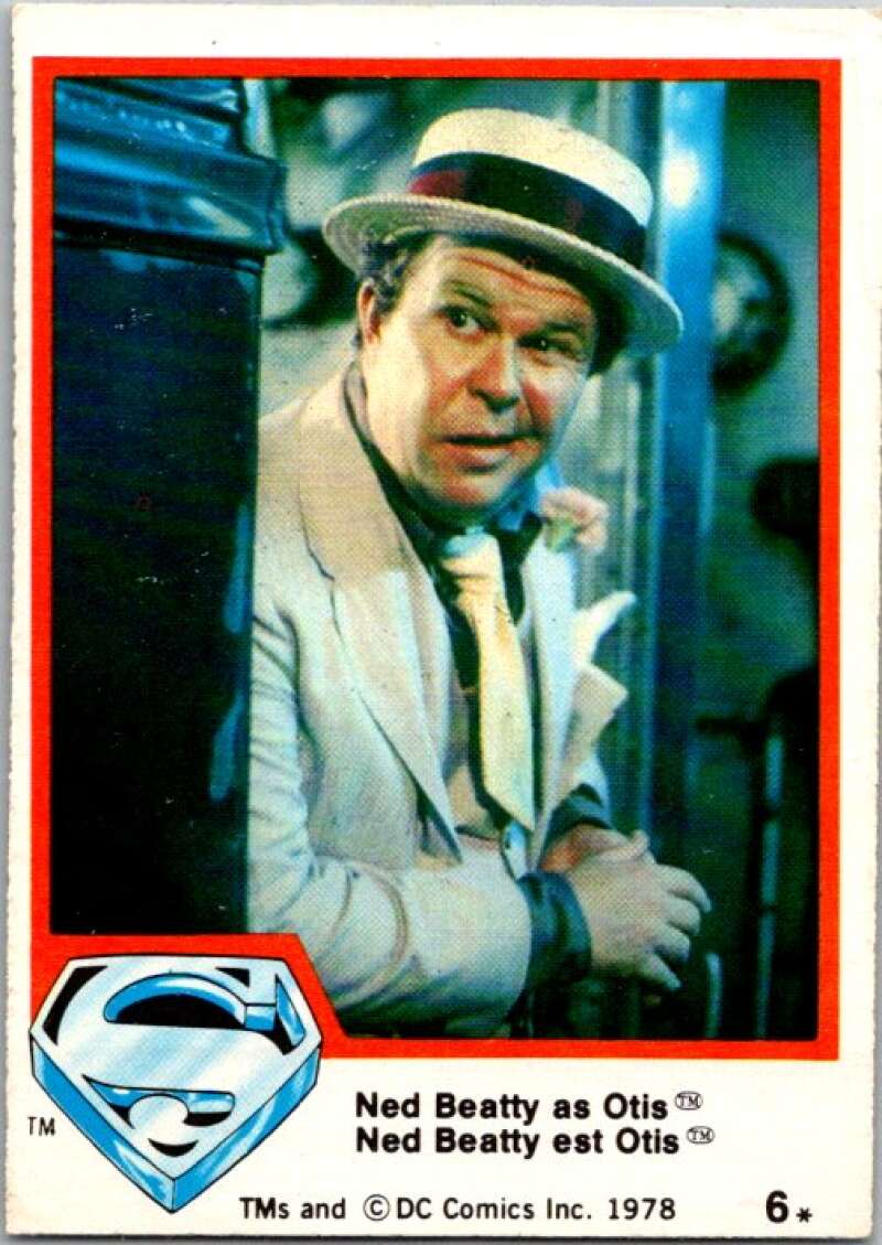 1978 OPC Superman #6 Ned Beatty as Otis V51634 Image 1