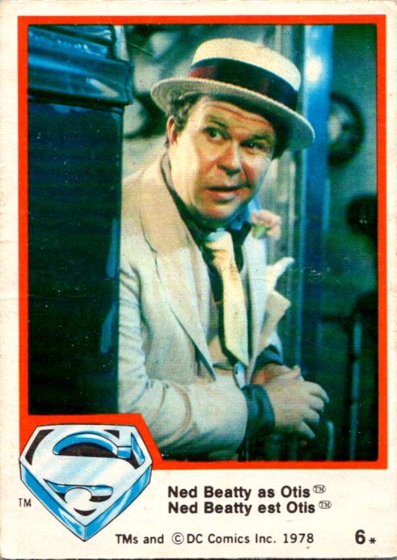 1978 OPC Superman #6 Ned Beatty as Otis V51638 Image 1