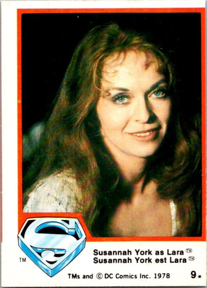 1978 OPC Superman #9 Susannah York as Lara V51654 Image 1