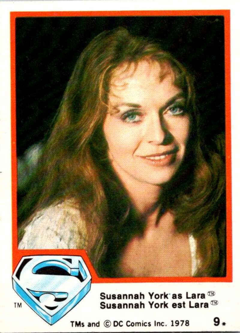 1978 OPC Superman #9 Susannah York as Lara V51655 Image 1
