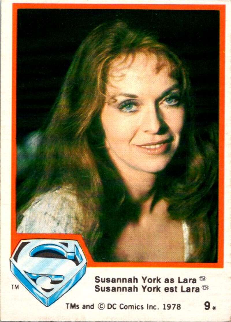 1978 OPC Superman #9 Susannah York as Lara V51656 Image 1