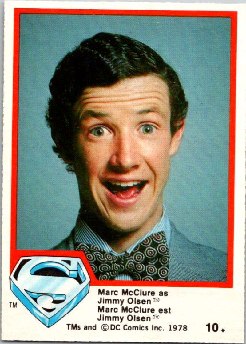 1978 OPC Superman #10 Marc McClure as Jimmy Olsen V51659 Image 1
